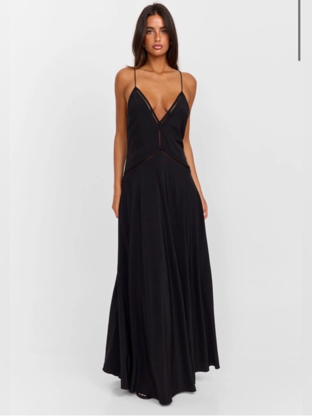 Sasha Therese Posey Maxi Dress in Black XXS